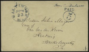 Sale 972, Lot 3002, Postmasters` Provisionals