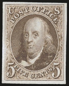 Sale 972, Lot 3012, 1875 Reproduction of 1847 Issue (Scott 3-4)
