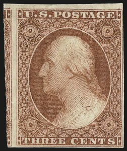 Sale 972, Lot 3021, 1851-56 Issue (Scott 5-17)