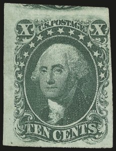 Sale 972, Lot 3025, 1851-56 Issue (Scott 5-17)