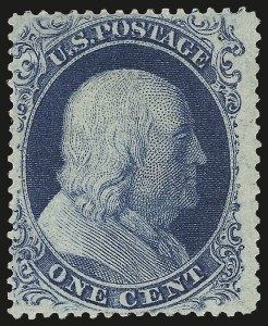 Sale 972, Lot 3031, 1857-60 Issue (Scott 18-39)