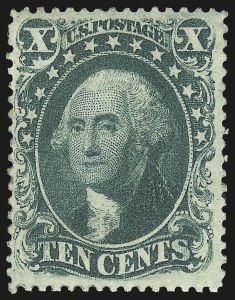 Sale 972, Lot 3045, 1857-60 Issue (Scott 18-39)