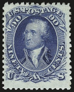 Sale 972, Lot 3074, 1861-66 Issue (Scott 56-78)