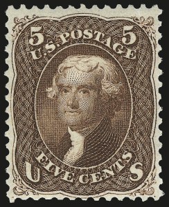 Sale 972, Lot 3076, 1861-66 Issue (Scott 56-78)