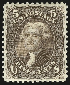 Sale 972, Lot 3077, 1861-66 Issue (Scott 56-78)