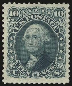 Sale 972, Lot 3106, 1875 Re-Issue of 1861-66 Issue (Scott 102-111)