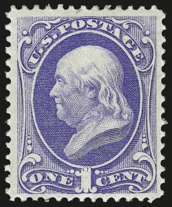 Sale 972, Lot 3148, 1870-71 National Bank Note Co. Ungrilled Issue (Scott 145-155)