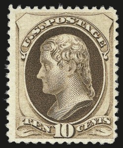 Sale 972, Lot 3187, 1879 American Bank Note Co. Issue (Scott 182-191)