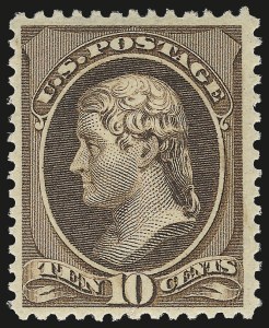 Sale 972, Lot 3209, 1881-87 American Bank Note Co. Issues (Scott 205-218)