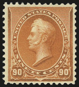 Sale 972, Lot 3223, 1890-93 Issue (Scott 219-229)