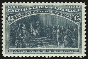 Sale 972, Lot 3231, 1893 Columbian Issue (Scott 230-245)