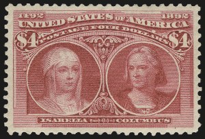Sale 972, Lot 3240, 1893 Columbian Issue (Scott 230-245)