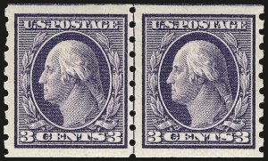 Sale 972, Lot 3316, 1910-13 Washington-Franklin Issue (Scott 374-396)