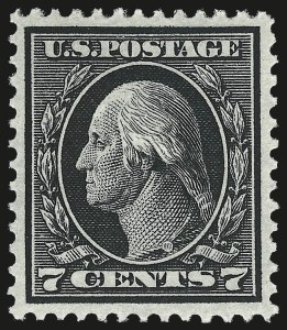 Sale 972, Lot 3323, 1912-15 Washington-Franklin Issue (Scott 405-461)
