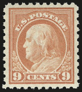 Sale 972, Lot 3332, 1912-15 Washington-Franklin Issue (Scott 405-461)