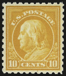 Sale 972, Lot 3333, 1912-15 Washington-Franklin Issue (Scott 405-461)