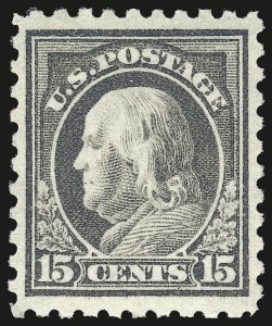 Sale 972, Lot 3334, 1912-15 Washington-Franklin Issue (Scott 405-461)