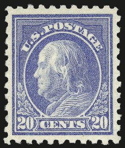 Sale 972, Lot 3335, 1912-15 Washington-Franklin Issue (Scott 405-461)