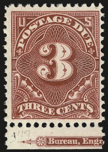 Sale 972, Lot 3454, Postage Due (J)