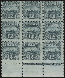 Sale 973, Lot 100, 1869 Pictorial Issue