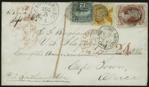 Sale 973, Lot 121, 1869 Pictorial Issue Covers
