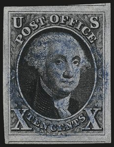 Sale 973, Lot 17, 1847 Issue