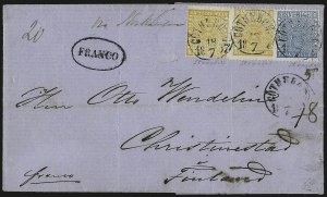 Sale 973, Lot 341, The Jonathan Rose Collection of First Issues of the World (Hamburg thru Sweden)