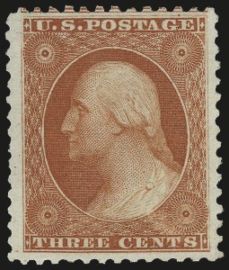 Sale 973, Lot 62, 1875 Reprint of 1857-60 Issue