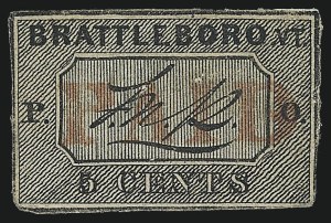 Sale 973, Lot 8, Postmasters` Provisionals