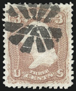 Sale 973, Lot 90, 1867-68 Grilled Issue