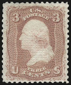Sale 973, Lot 91, 1867-68 Grilled Issue