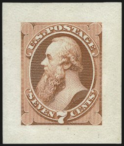 Sale 975, Lot 1023, Essays, Proofs and Specimens