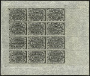 Sale 975, Lot 1049, Postmasters` Provisionals