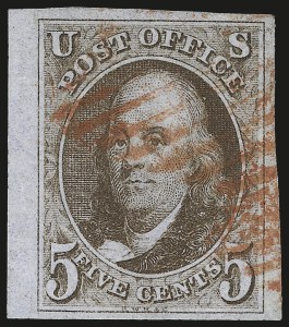 Sale Number 975, Lot Number 1055, 1847 Issue (Scott 1-2)