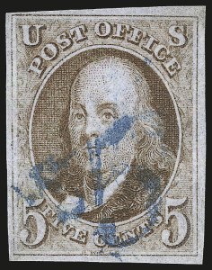 Sale 975, Lot 1062, 1847 Issue (Scott 1-2)