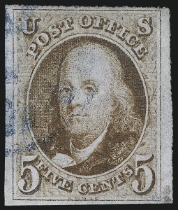 Sale 975, Lot 1064, 1847 Issue (Scott 1-2)