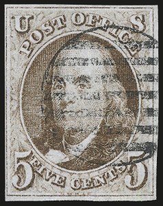 Sale 975, Lot 1069, 1847 Issue (Scott 1-2)