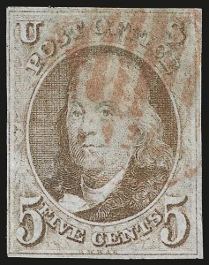 Sale 975, Lot 1074, 1847 Issue (Scott 1-2)