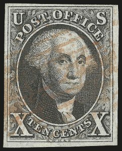 Sale 975, Lot 1091, 1847 Issue (Scott 1-2)