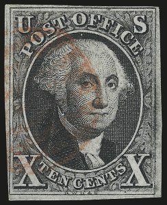 Sale 975, Lot 1098, 1847 Issue (Scott 1-2)