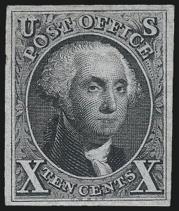 Sale 975, Lot 1104, 1875 Reproduction of 1847 Issue (Scott 3-4)