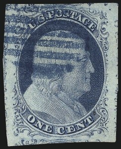 Sale Number 975, Lot Number 1107, 1851-56 Issue (Scott 5-17) Sale Number 975, Lot Number 1107, 1851-56 Issue (Scott 5-17)