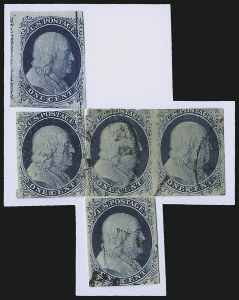 Sale 975, Lot 1110, 1851-56 Issue (Scott 5-17)