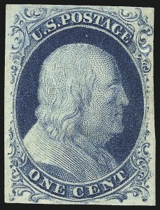 Sale 975, Lot 1117, 1851-56 Issue (Scott 5-17)