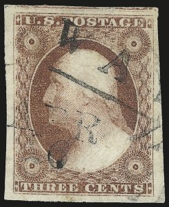 Sale Number 975, Lot Number 1124, 1851-56 Issue (Scott 5-17)