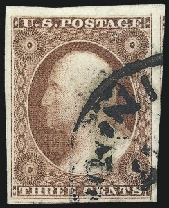 Sale Number 975, Lot Number 1126, 1851-56 Issue (Scott 5-17)