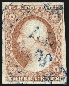 Sale Number 975, Lot Number 1128, 1851-56 Issue (Scott 5-17)