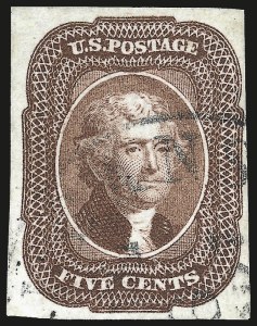 Sale 975, Lot 1142, 1851-56 Issue (Scott 5-17)