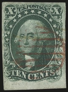 Sale 975, Lot 1148, 1851-56 Issue (Scott 5-17)