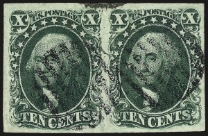 Sale 975, Lot 1155, 1851-56 Issue (Scott 5-17)